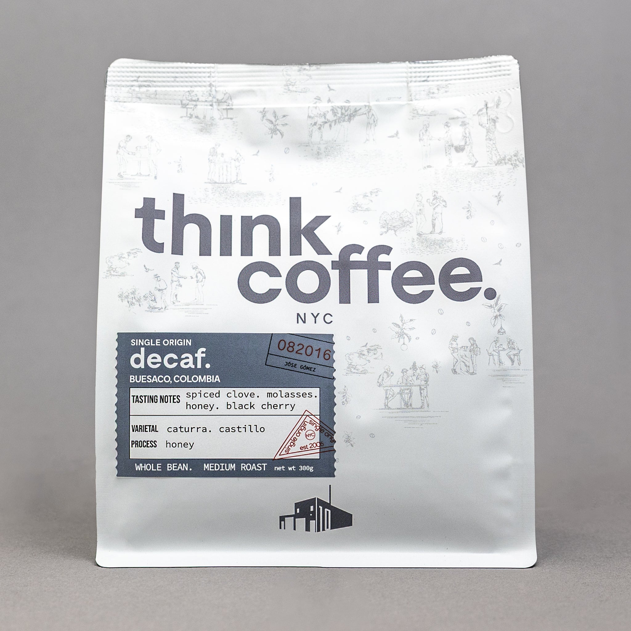Decaf. Medium Roast Coffee – Cherry, Plum & Red Wine Notes | Think
