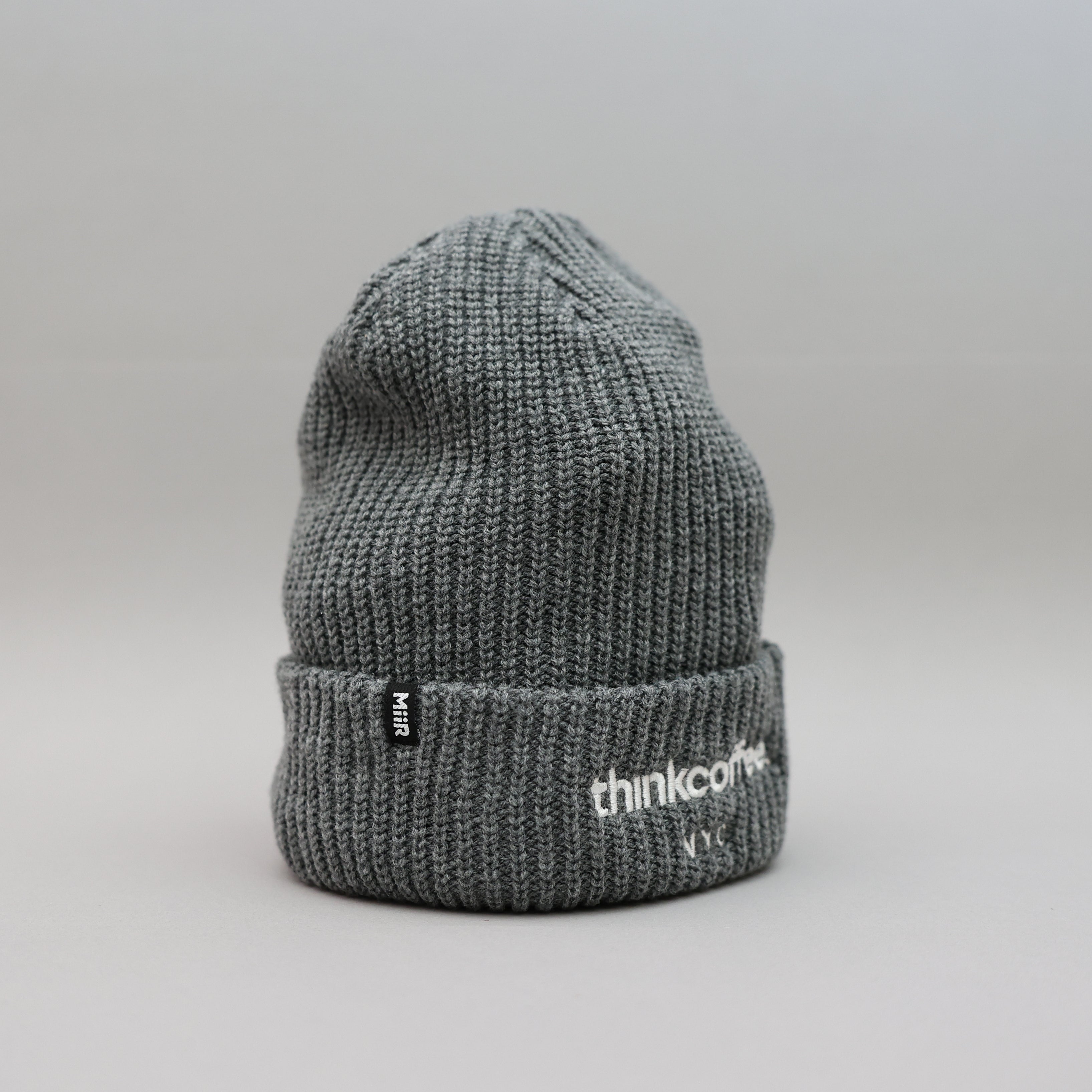美品 chiiiibag Knit Beanie gray Think Logo Beanie. Medium Roast Coffee – Cherry, Plum & Red Wine