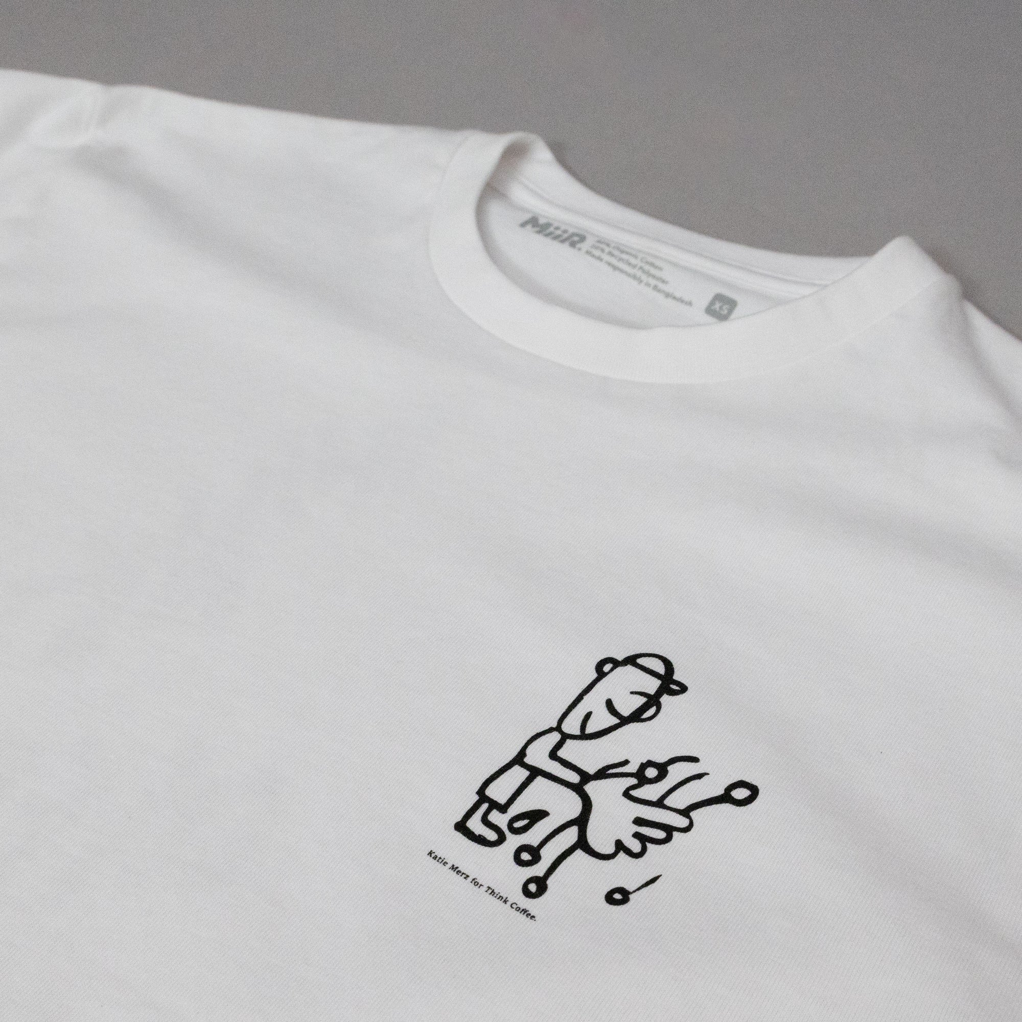 Katie Merz Guy Tee - White.